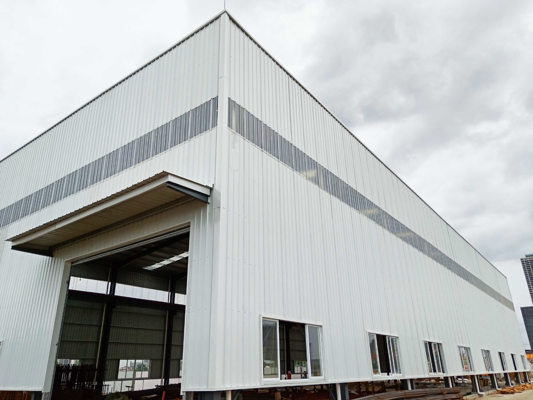 安定したH鋼構造 産業用金属フレームワークショップ 建設 鉄道のための高速ワークショップ