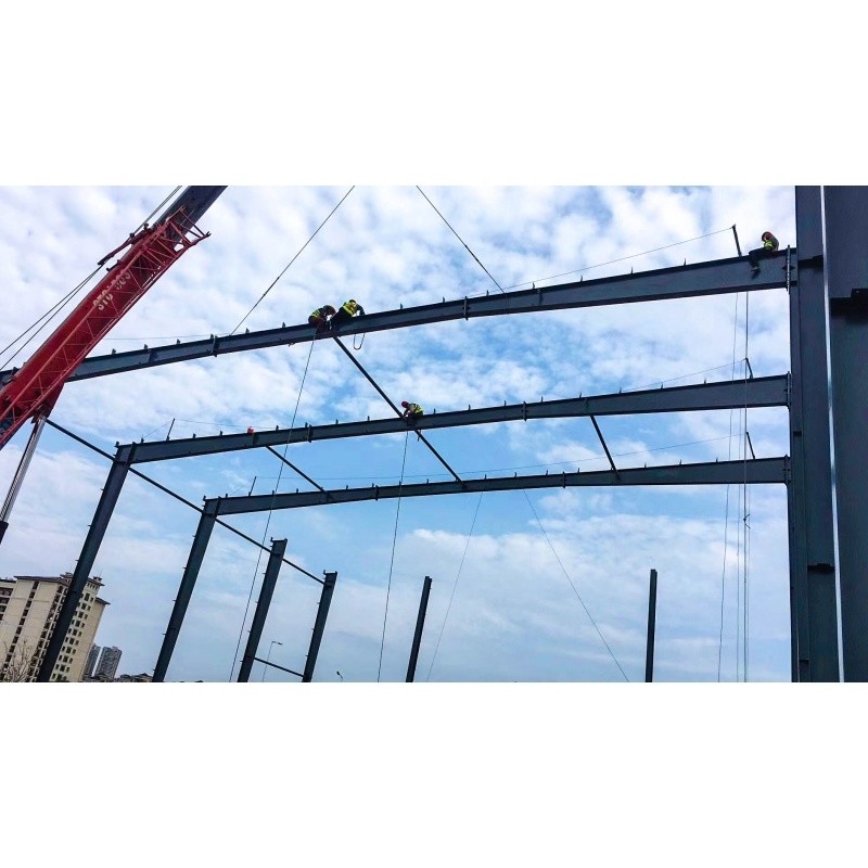 鉄鋼構造の建物を備えた 鉄鋼構造の工場倉庫