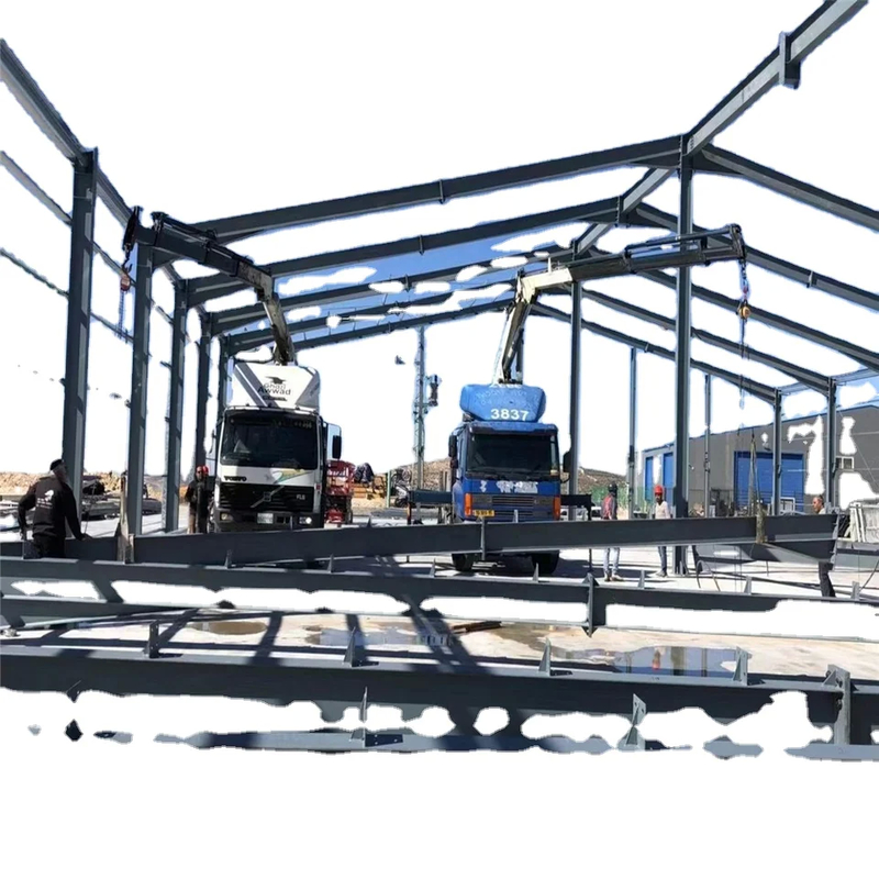 オーダーメイド プリファブ 鉄鋼構造 建物 駐車場 商用 農場 倉庫 ワークショップ