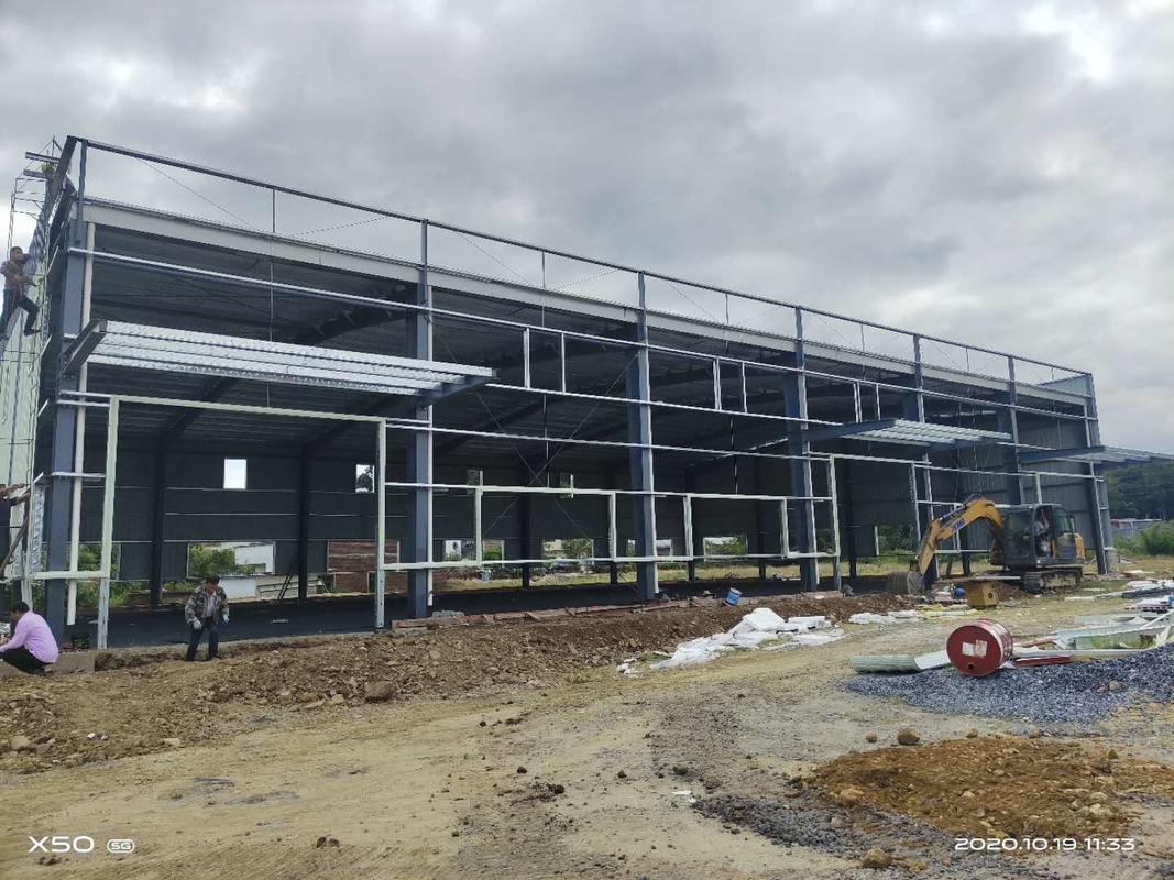 新型プリファブリックビル 鋼筋構造 建設 プリファブリック工場