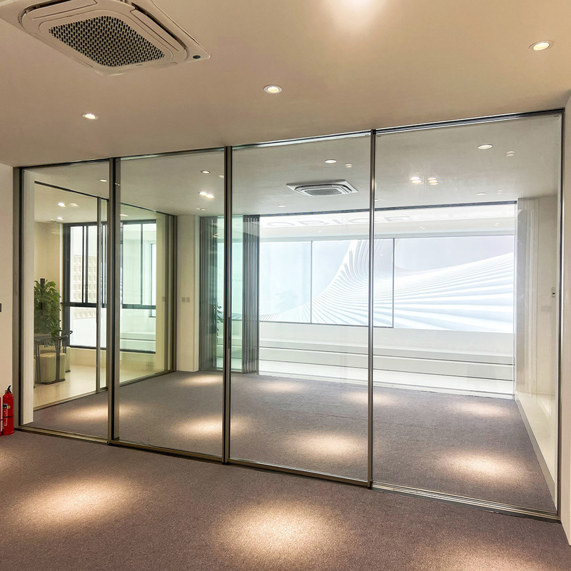 120 パノラマ スライディング ドア アルミ合金 6063-t6 インテリジェント 個人住宅,別荘,商業用エリア,オフィス