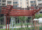 庭のパーゴラの望楼ISOの承認のための専門の軽い鉄骨フレームの構造